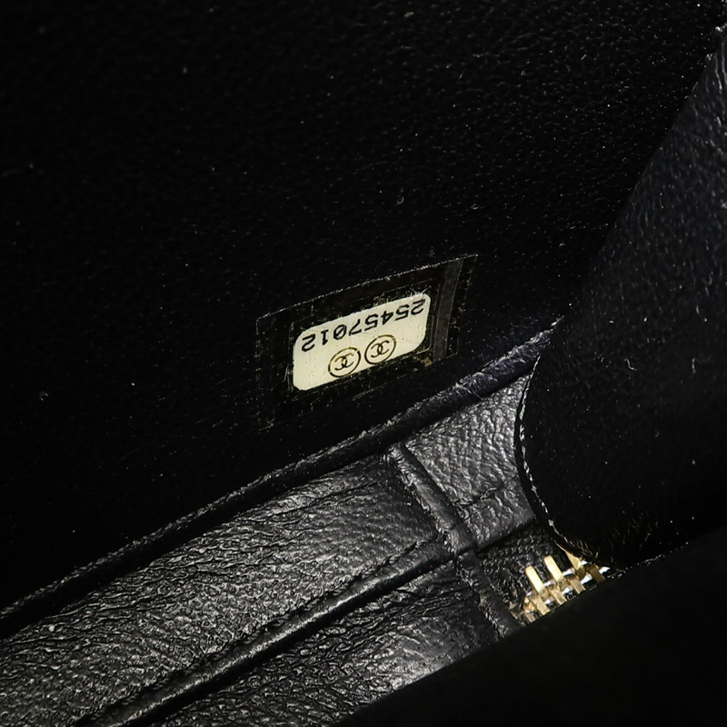 CHANEL 牛皮皮革CC Filigree Vanity Case Medium手挽肩背兩用袋-7