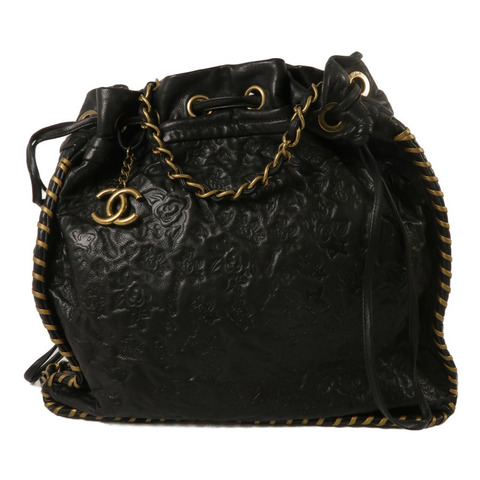 CHANEL 牛皮皮革Shoulder Bag鏈帶肩背袋