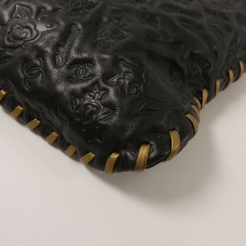 CHANEL 牛皮皮革Shoulder Bag鏈帶肩背袋-13