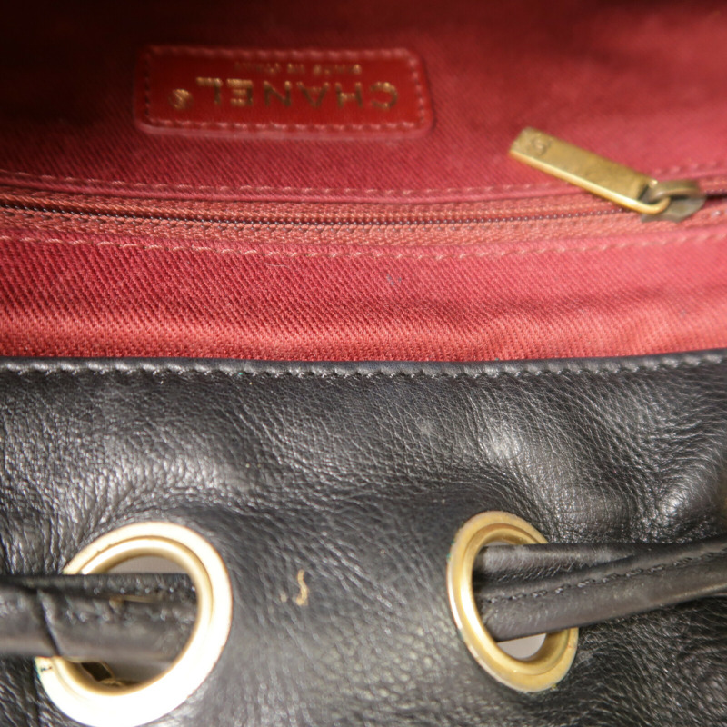 CHANEL 牛皮皮革Shoulder Bag鏈帶肩背袋-15