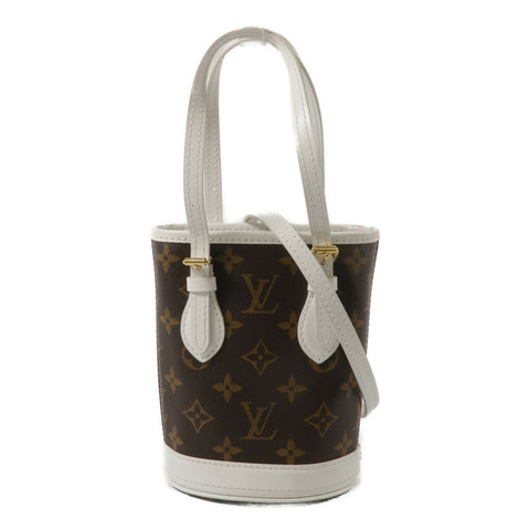 LOUIS VUITTON Monogram Nano Bucket手挽肩背兩用袋
