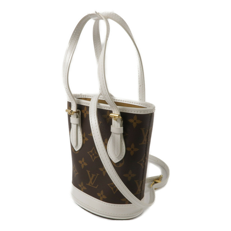 LOUIS VUITTON Monogram Nano Bucket手挽肩背兩用袋-1