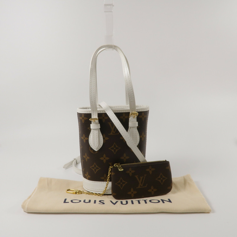 LOUIS VUITTON Monogram Nano Bucket手挽肩背兩用袋-9