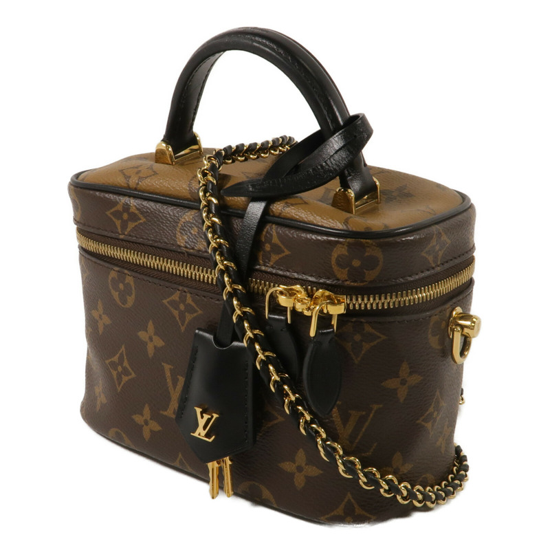 LOUIS VUITTON Monogram Reverse Vanity PM手挽肩背兩用袋-1