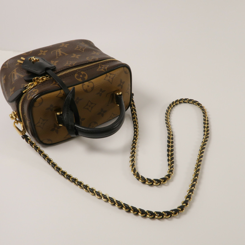 LOUIS VUITTON Monogram Reverse Vanity PM手挽肩背兩用袋-8