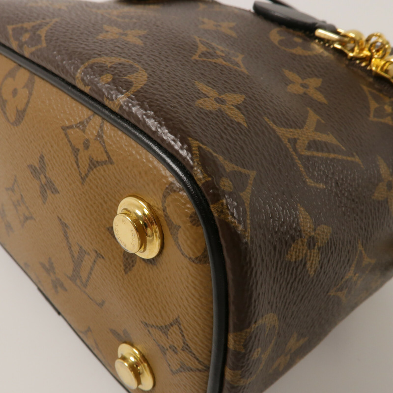 LOUIS VUITTON Monogram Reverse Vanity PM手挽肩背兩用袋-11