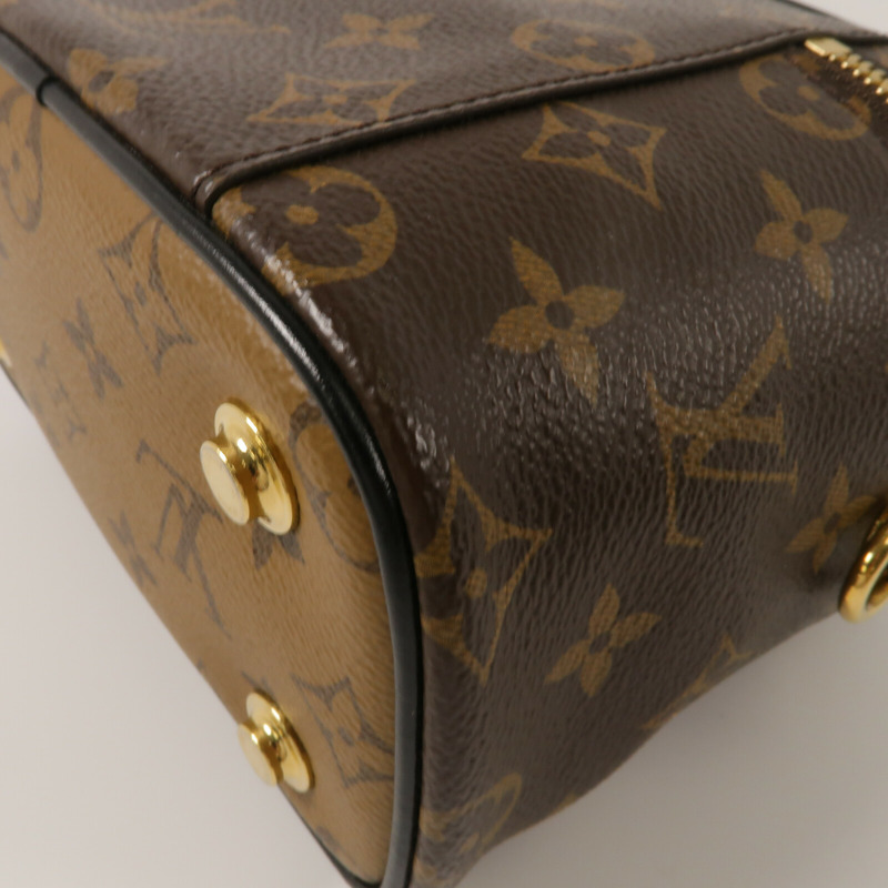 LOUIS VUITTON Monogram Reverse Vanity PM手挽肩背兩用袋-13