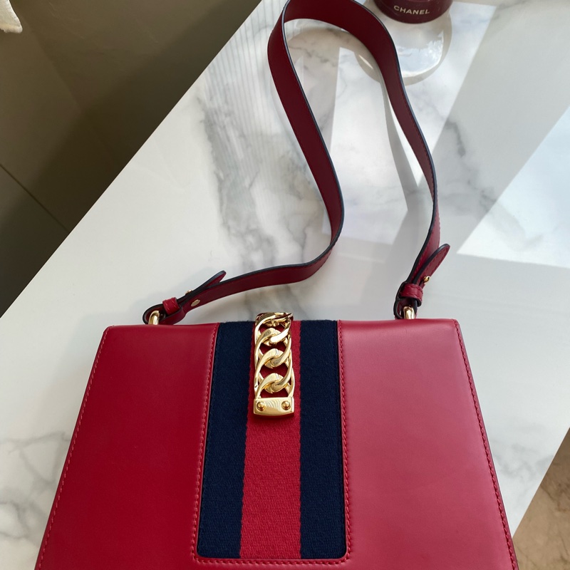 Gucci 紅色塞爾維亞 中號-1