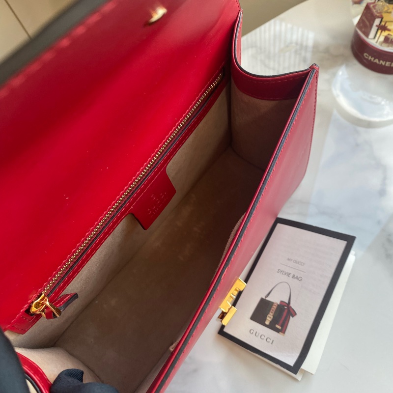 Gucci 紅色塞爾維亞 中號-7