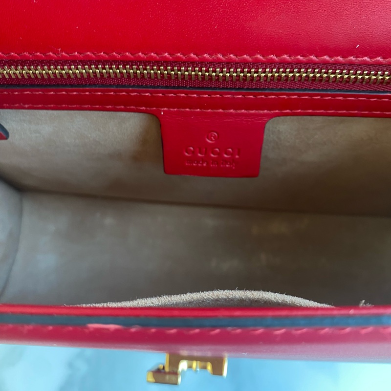 Gucci 紅色塞爾維亞 中號-9