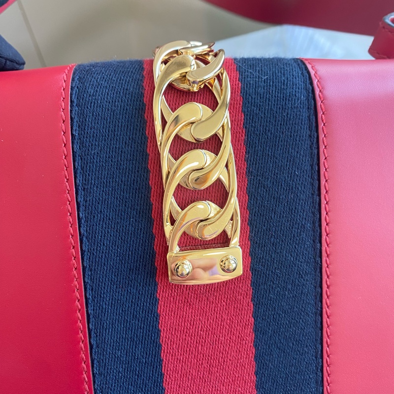 Gucci 紅色塞爾維亞 中號-18
