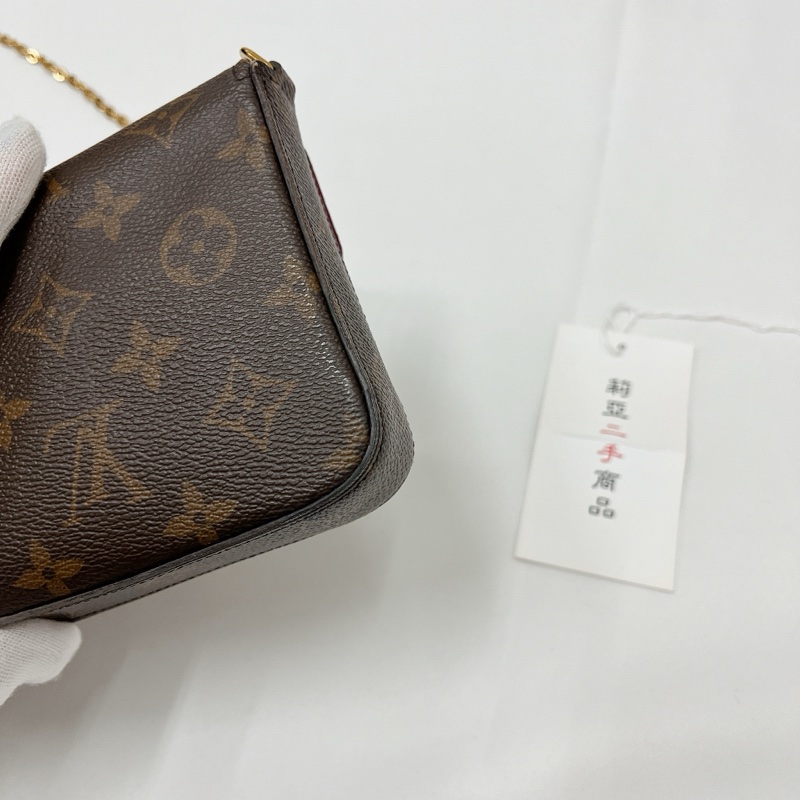 莉亞精品♡LV M61276 三合一老花 二手-11