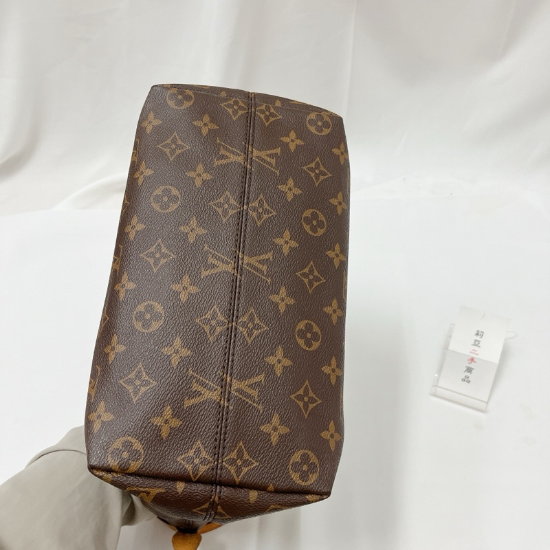 莉亞精品♡LV M42268 Lena 老花托特包 二手-7