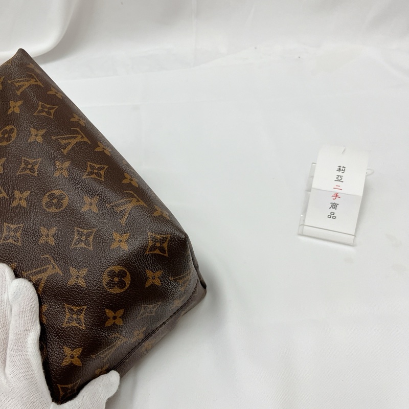 莉亞精品♡LV M42268 Lena 老花托特包 二手-8