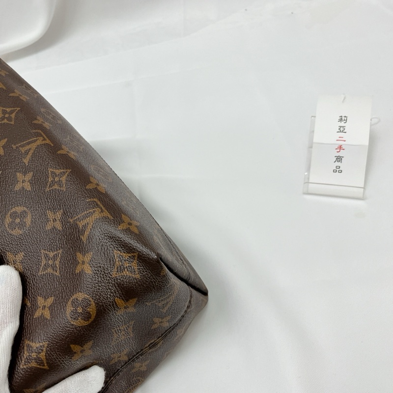 莉亞精品♡LV M42268 Lena 老花托特包 二手-10