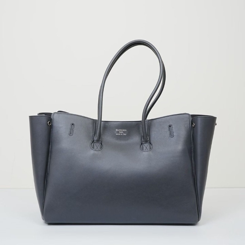 Balenciaga Bel Air 小牛皮手提包灰色 37*14*25 95新 配件塵袋-2