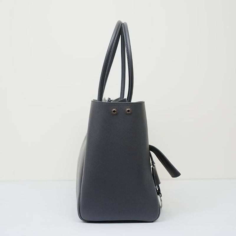 Balenciaga Bel Air 小牛皮手提包灰色 37*14*25 95新 配件塵袋-7