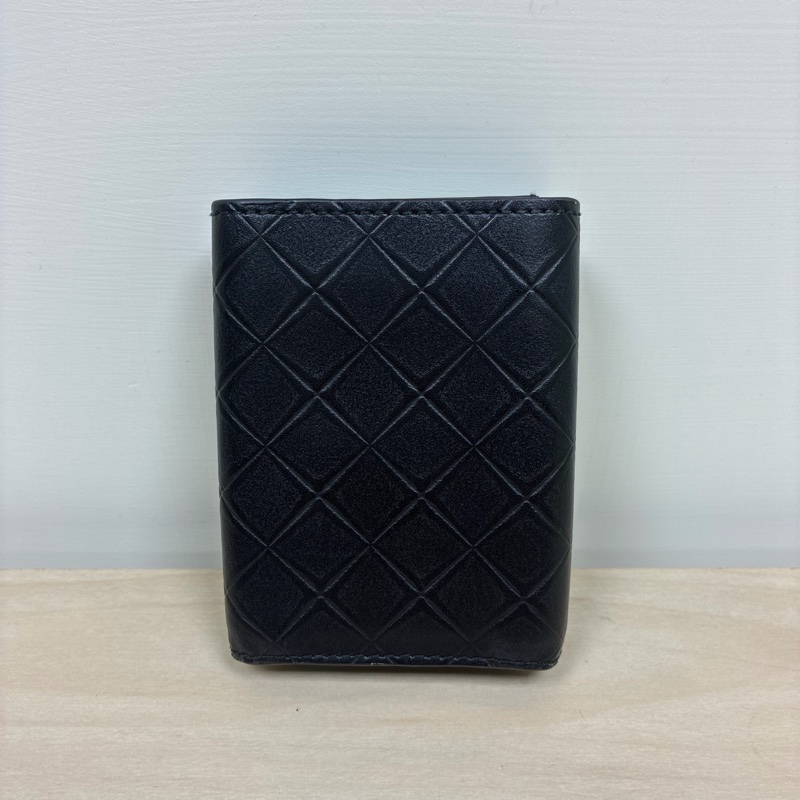 BOTTEGA VENETA 黑色 三折短夾-6