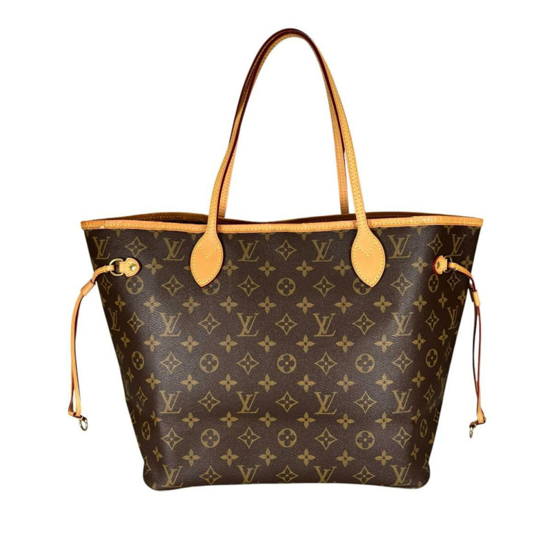 路易威登 Neverfull MM Monogram 帆布手提包 M40156 棕色-1