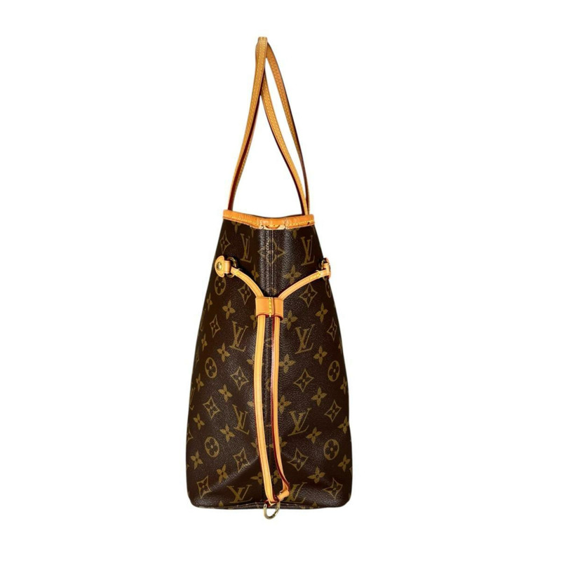 路易威登 Neverfull MM Monogram 帆布手提包 M40156 棕色-2