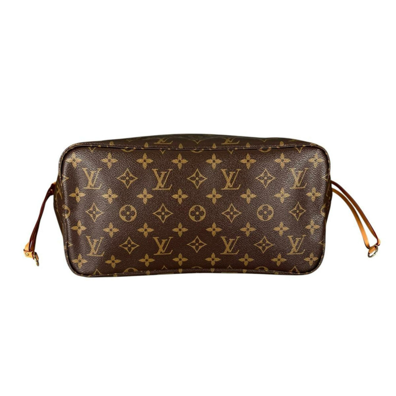 路易威登 Neverfull MM Monogram 帆布手提包 M40156 棕色-3