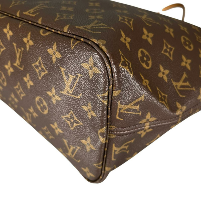 路易威登 Neverfull MM Monogram 帆布手提包 M40156 棕色-5