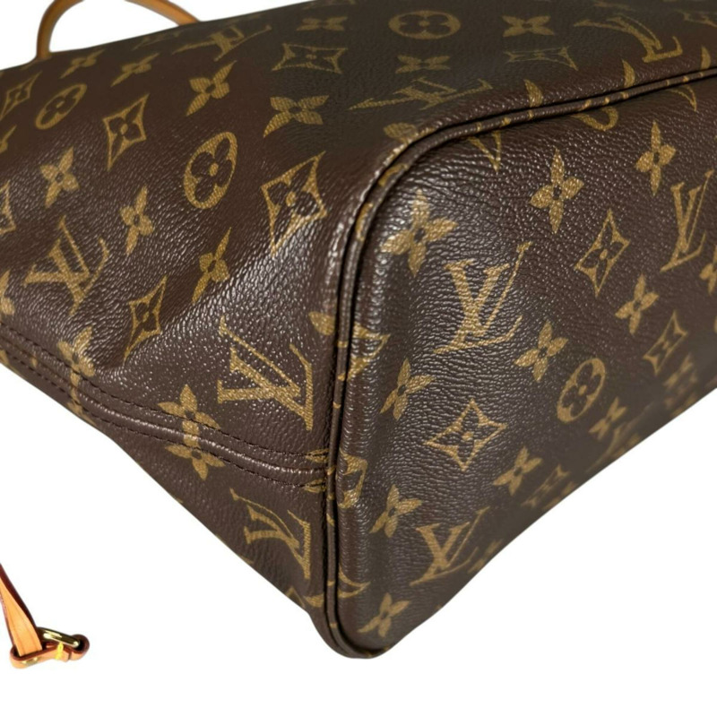 路易威登 Neverfull MM Monogram 帆布手提包 M40156 棕色-6