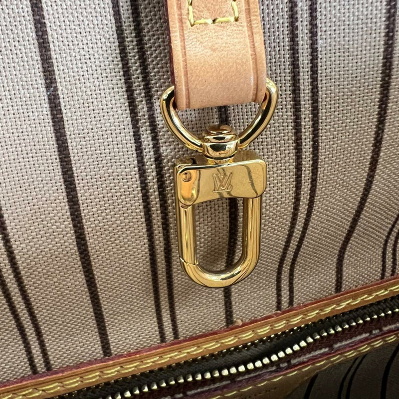 路易威登 Neverfull MM Monogram 帆布手提包 M40156 棕色-13