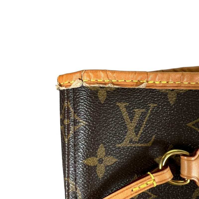 路易威登 Neverfull MM Monogram 帆布手提包 M40156 棕色-16