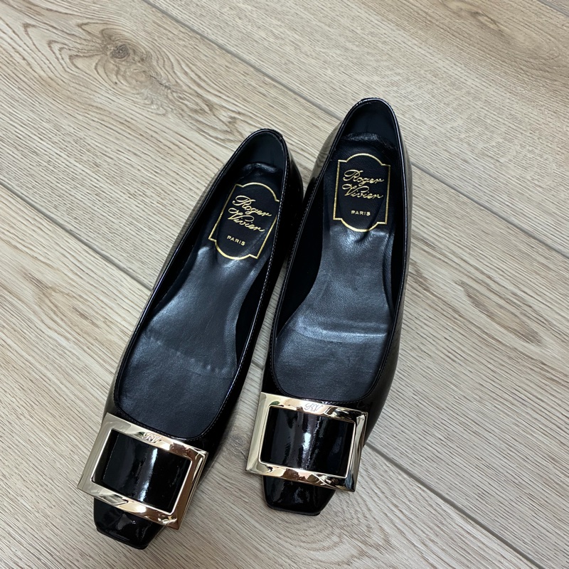 Roger Vivier 漆皮芭蕾舞鞋 平底鞋-0