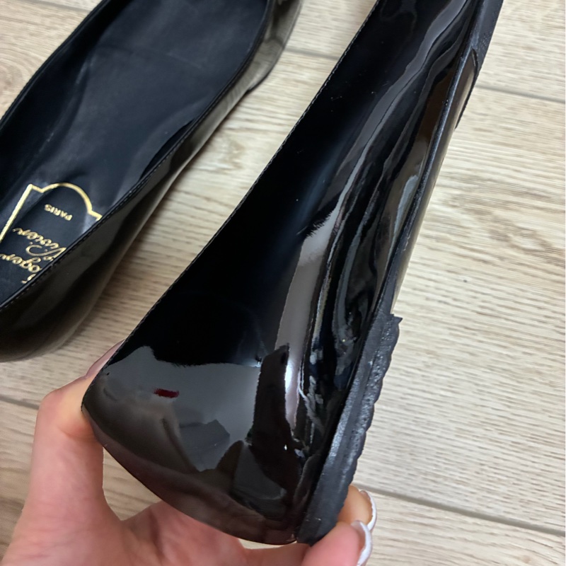 Roger Vivier 漆皮芭蕾舞鞋 平底鞋-10