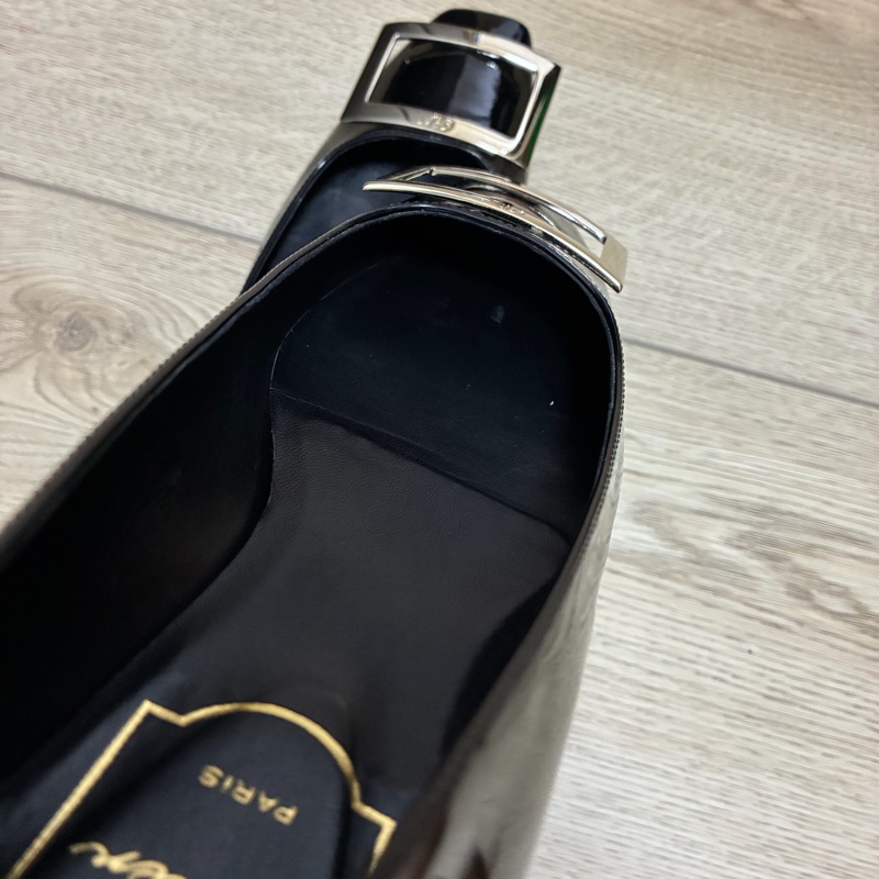 Roger Vivier 漆皮芭蕾舞鞋 平底鞋-15
