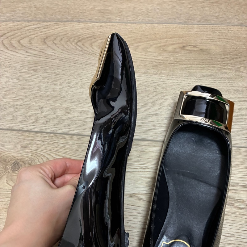 Roger Vivier 漆皮芭蕾舞鞋 平底鞋-20