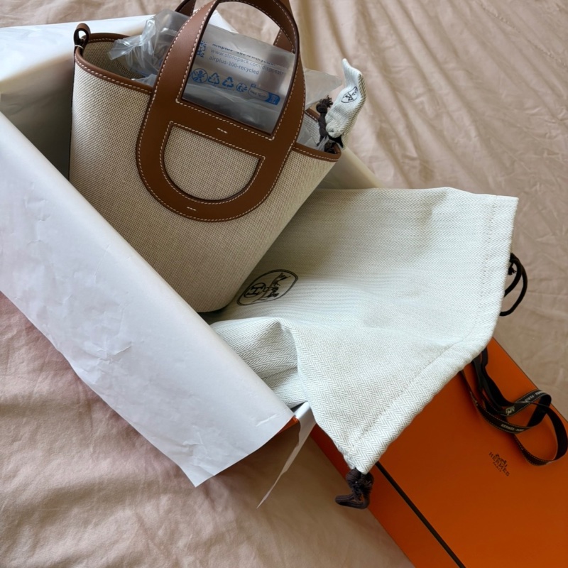 (近全新)Hermes 愛馬仕 in the loop 菜籃子-0