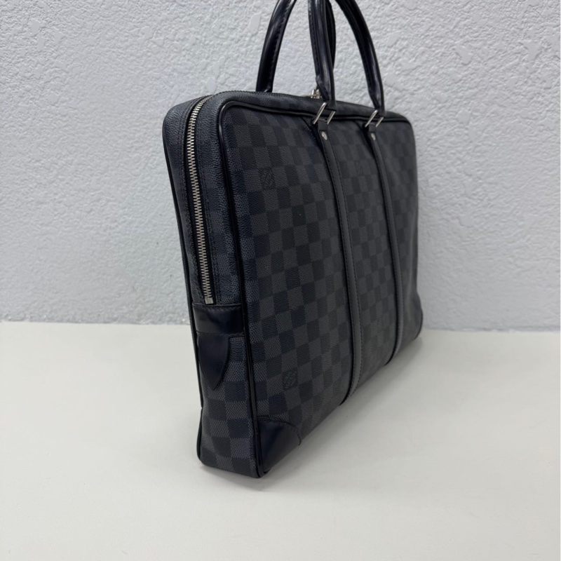 Louis Vuitton 路易威登 棋盤格 黑色 公文包 尺寸:41×31cm-4