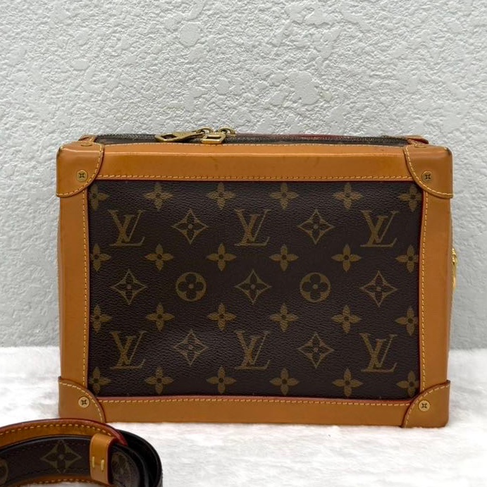 Louis Vuitton 路易威登 SOFT TRUNK 盒子包 男女同款 中號 尺寸:24×18cm -7