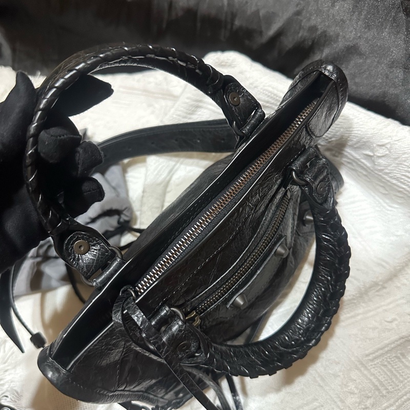 99新 Balenciaga巴黎世家機車包 lecity 新款24年編碼 附件 塵袋-2