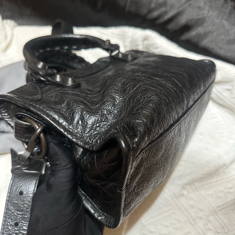 99新 Balenciaga巴黎世家機車包 lecity 新款24年編碼 附件 塵袋-5