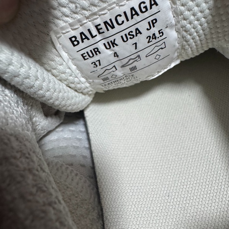 Balenciaga 3XL巴黎世家做舊老爹鞋 女款 灰白色37碼-5