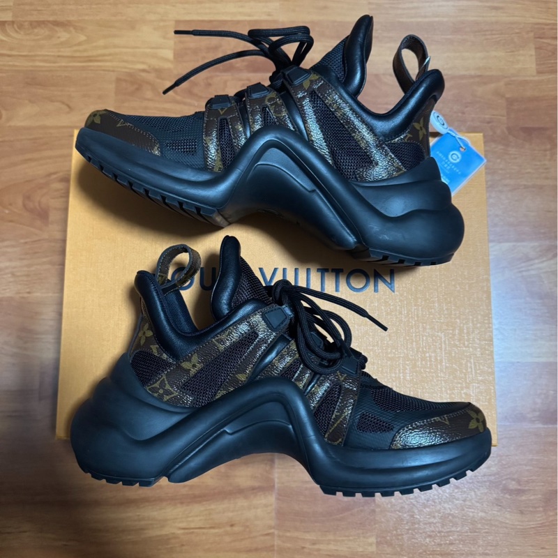 Lv archlight拱橋鞋 路易威登正品老爹鞋 經典色 37.5碼-1
