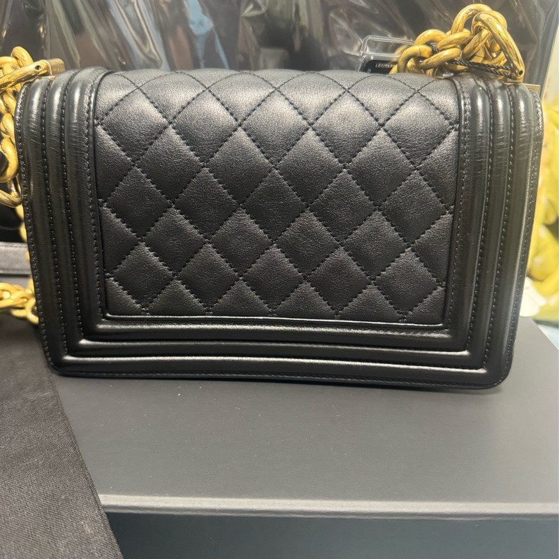 【9成新】CHANEL BOY 20 小型口蓋包-2