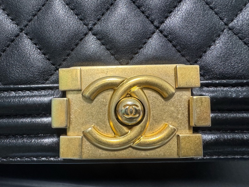 【9成新】CHANEL BOY 20 小型口蓋包-5