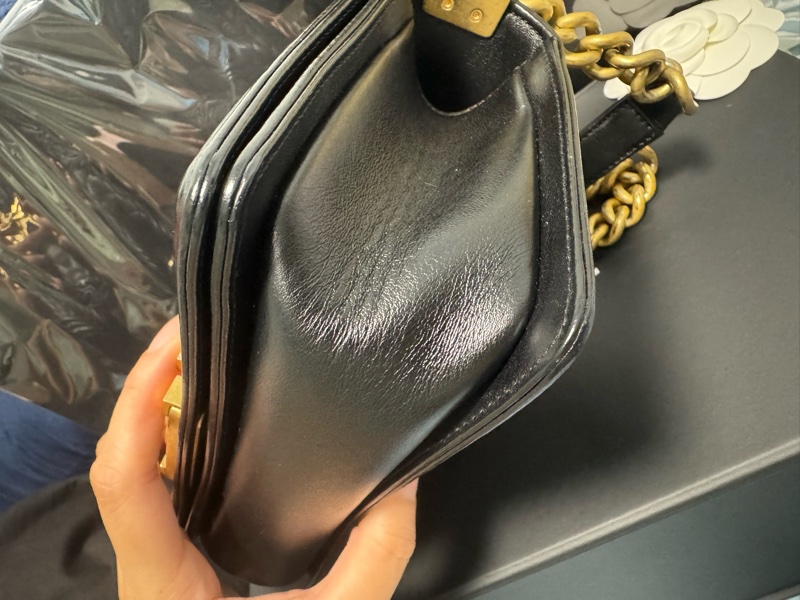 【9成新】CHANEL BOY 20 小型口蓋包-6