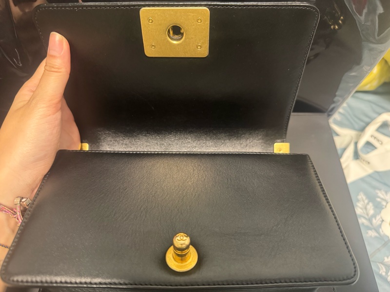 【9成新】CHANEL BOY 20 小型口蓋包-8