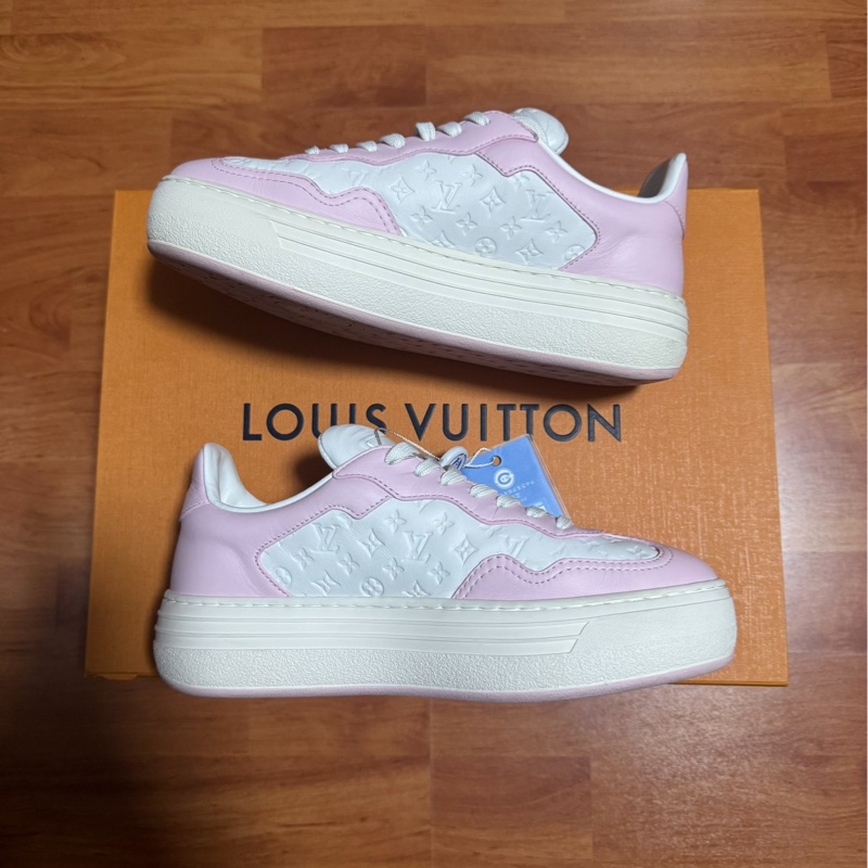 Lv GROOVY PLATFORM 路易威登 女款 白粉色 36碼-1