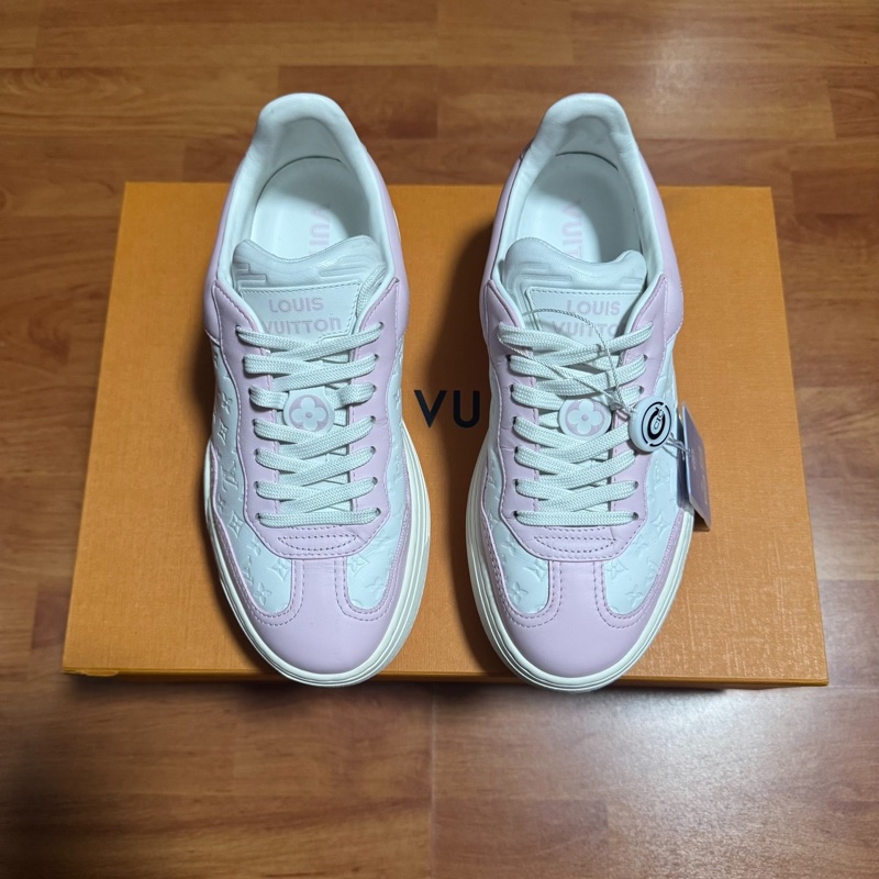 Lv GROOVY PLATFORM 路易威登 女款 白粉色 36碼-2