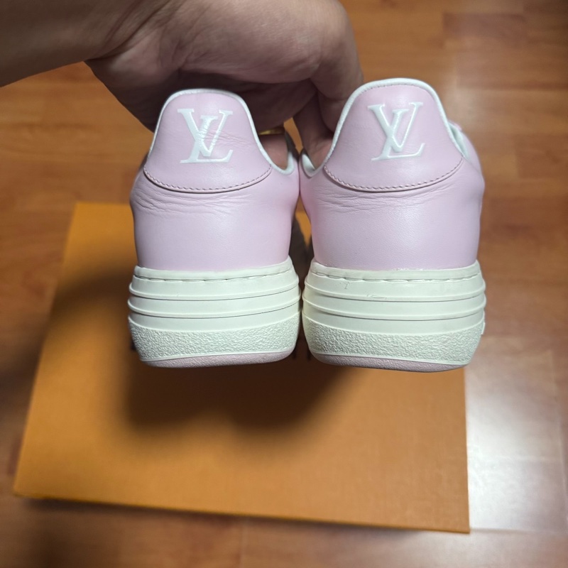 Lv GROOVY PLATFORM 路易威登 女款 白粉色 36碼-4