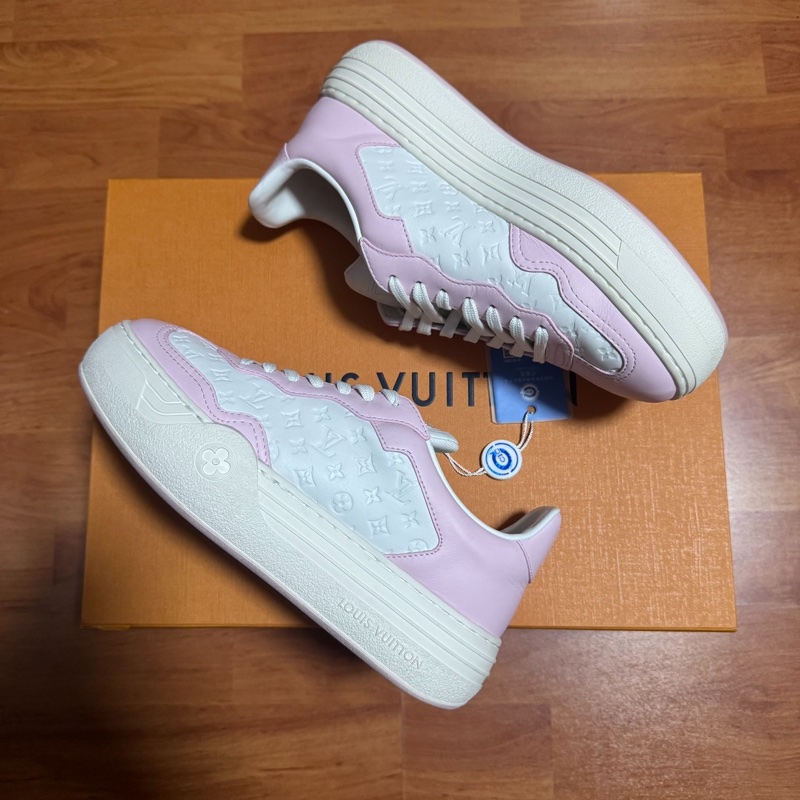 Lv GROOVY PLATFORM 路易威登 女款 白粉色 36碼-8