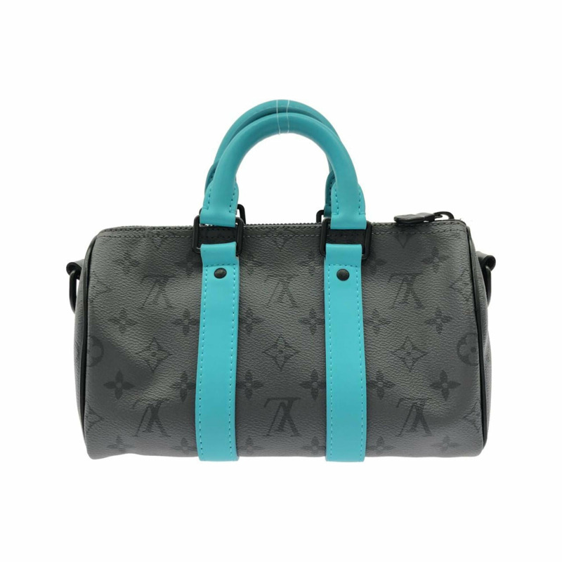 路易威登 Monogram Eclipse 反向 Keepall Bandoulière M11645 波士頓包-1