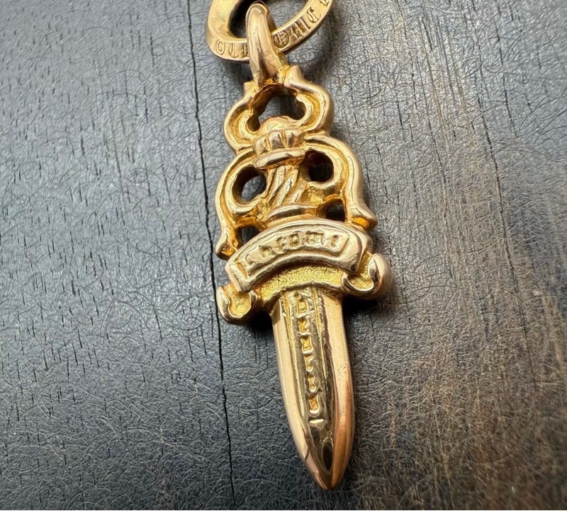 Chrome Hearts 22K 白鑽匕首-3
